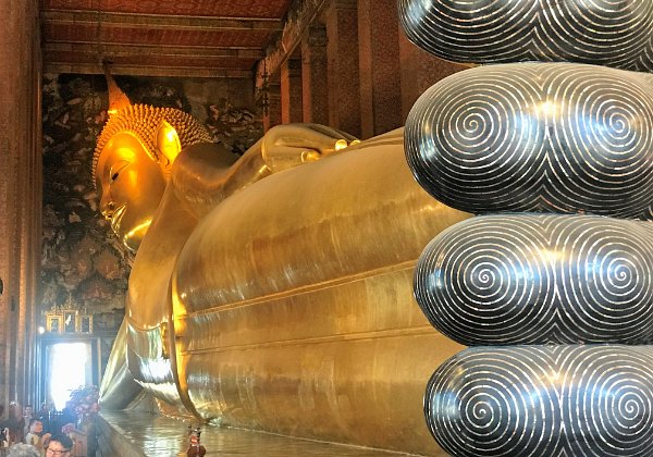 Bangkok Wat Pho + Wat Arun